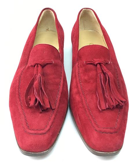 gucci suede tassel loafers